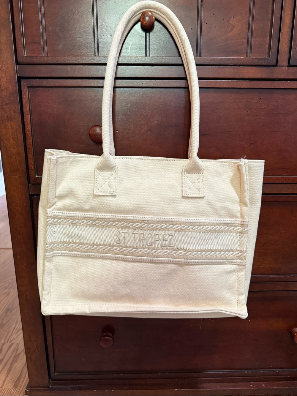 Target Cream Canvas Tote Bag